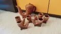 Керамичен сервиз за ракия или вино, снимка 3