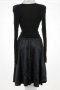 Черна елегантна рокля марка Bona Dea - L, снимка 3