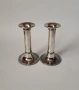 Двойка посребрени свещници, снимка 1