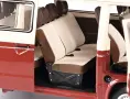 1:18 VW T3 Vanagon Van Bus Red/white Schuco, снимка 4