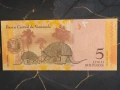 Банкнота - Венецуела - 5 боливара UNC | 2013г., снимка 2