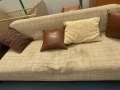 0907 разтегателен ъглов холов Диван / канапе с ракла и функция сън 310/270см         смр -цена170лв , снимка 4