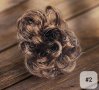 Кок коса с ластик - небрежен кок. Изкуствен косъм., снимка 3