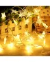 LED коледни лампички топчета 3м. на батерии, топло бяла светлина, снимка 3