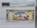 USA. $ 1 DISNEY DOLLAR 2009 PMG 66, снимка 2