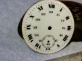 РЯДЪК ПОРЦЕЛАНОВ ЦИФЕРБЛАТ с 24-ЧАСОВ РЕЖИМ от РИМСКИ и АРАБСКИ ЦИФРИ от СТАР ДЖОБЕН ЧАСОВНИК 49640, снимка 6