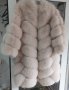Дамско палто  100% лисица и естествена  телешка кожа , снимка 1 - Палта, манта - 37814580