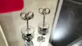 CARTIER Love White Gold Stud Дамски Обеци, снимка 6