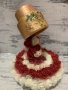 Рисувана 3Д чаша романтичен подарък за влюбените Свети Валентин от рози , снимка 3