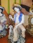 Capodimonte двойка порцеланови големи фигури , снимка 2