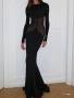 Вечерна рокля черна, снимка 5