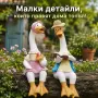 Декоративни градински фигурки чифт влюбени патици 2 бр., снимка 4