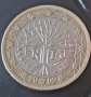 1 евро монета Франция 2002, снимка 2