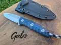 Нож с фиксирано острие FOX Knives FX529,фултанг с тактическа кания, снимка 7