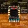 Нов Мощен 2.1-канален Bluetooth стерео аудио Усилвател ZK-AS21P 1200W Max 2x300W + 600W с двоен чип , снимка 17