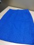Синя зимна пола , снимка 1 - Поли - 30760123