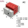 НОВ Трифазен катоден отводител 3P+N 30-60Ka 385v AC Катоден Арестор Заземител Мълниеотводител , снимка 2