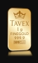 Златно кюлче 1гр. Tavex, снимка 1