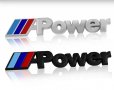 Метална емблема M power Motorsport БМВ лого автомобил стикер заден багажник значка за калник BMW E46, снимка 14