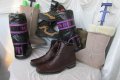 ЛУКС,КАТО НОВИ мъжки боти LUX, 41- 42,Kenneth Cole® REACTION® Men's brown Boots,100% ЕСТЕСТВЕНА кожа, снимка 3