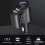 3 в 1 авто адаптер за запалка 12V/24V с 2x USB – до 120W, снимка 5