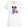 Дамска тениска Minnie Mouse 4 Подарък,Изненада,Рожден ден,, снимка 1