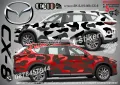 Mazda CX-7 SK-SJV3-MA-CX7 Кaмуфлаж Офроуд Джип Пикап Лодка Camouflage Off-Road стикери, снимка 2
