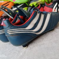 adidas® original, КАТО НОВИ, N- 33 - 34, сини футболни обувки бутонки, калеври,вратарски бутонки, GO, снимка 14 - Детски маратонки - 39723760