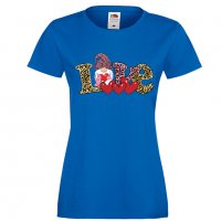 Дамска тениска Love Gnome Valentine's 12, снимка 7 - Тениски - 35552112