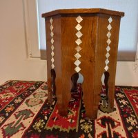 Османска масичка , инкустрация със седеф, снимка 3 - Антикварни и старинни предмети - 39690398