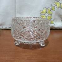 Кристална купа за ядки лед , снимка 7 - Антикварни и старинни предмети - 44343850