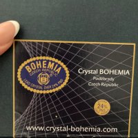 Гарафа от оловен кристал bohemia, снимка 2 - Чаши - 30575879