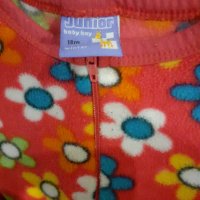 Топла шарена пижамка за зимата, снимка 3 - Бебешки пижами - 30989647