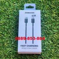 Оригинален Fast Charge 3A Type C Кабел за Samsung S10 S20 S9 Note 10 20 plus, снимка 1 - Оригинални зарядни - 30578705