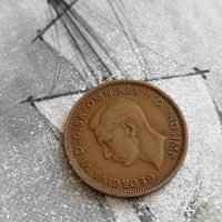 Монета - Великобритания - 1/2 (половин) пени | 1940г., снимка 2 - Нумизматика и бонистика - 42133674