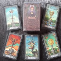 Вълшебни таро карти: Elemental Wisdom Tarot & Dark Mansion Tarot & Slavic Legends Tarot, снимка 8 - Карти за игра - 34659537