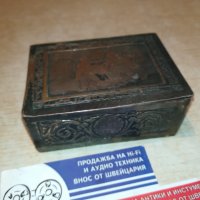 красива метална кутия-внос франция 10х7х4см, снимка 2 - Колекции - 30203938