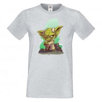 Мъжка тениска Star Wars Yoda Star Wars Игра,Изненада,Подарък,Геймър, , снимка 10 - Тениски - 36809948