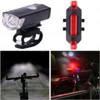 USB Презареждащ комплект фар и стоп акумулаторни светлини за колелo презареждаеми стопове велосипед, снимка 9 - Аксесоари за велосипеди - 29715985