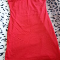 Червена рокля размер M/L, снимка 3 - Рокли - 39574702