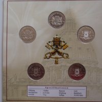 рядък сет 5 монети Сомалия с папата, тираж 30 000; Somalia , снимка 4 - Нумизматика и бонистика - 37742495