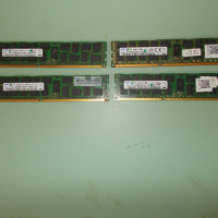 7.Ram DDR3 1333 Mz,PC3-10600R,4Gb,SAMSUNG.ECC Registered,рам за сървър.Кит 4 Броя, снимка 1 - RAM памет - 44697044