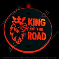 LED ЛЕД Габарити за огледало King of the Road, ОБЕЦИ ,Бяло-Червено 24V , снимка 2 - Аксесоари и консумативи - 35435922