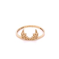 Златен дамски пръстен 1,40гр. размер:57 14кр. проба:585 модел:21944-4, снимка 1 - Пръстени - 44298144