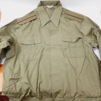 Стара българска военна офицерска лятна куртка с пагони(17.5), снимка 2 - Антикварни и старинни предмети - 44802409