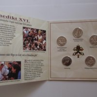 рядък сет 5 монети Сомалия с папата, тираж 30 000; Somalia , снимка 2 - Нумизматика и бонистика - 37742495