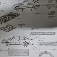 Ретро панел заден капак VW Scirocco 1974 - 1977 , 1978 - 1981, снимка 6 - Части - 36937825