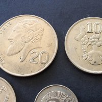 Монети . Кипър .1,5, 10 ,20 и 50 цента. 5 бройки., снимка 4 - Нумизматика и бонистика - 37574995