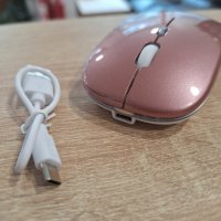 Безжична мишка с презареждаща се батерия, снимка 3 - Клавиатури и мишки - 44381647
