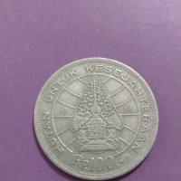 Монета - 100 рупий 1978 година Индонезия - за колекция - 18724, снимка 6 - Нумизматика и бонистика - 31159840